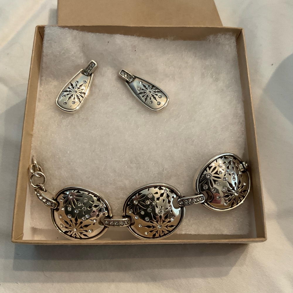 Brighton ICELYNN  Elegant Silver Jewelry Set